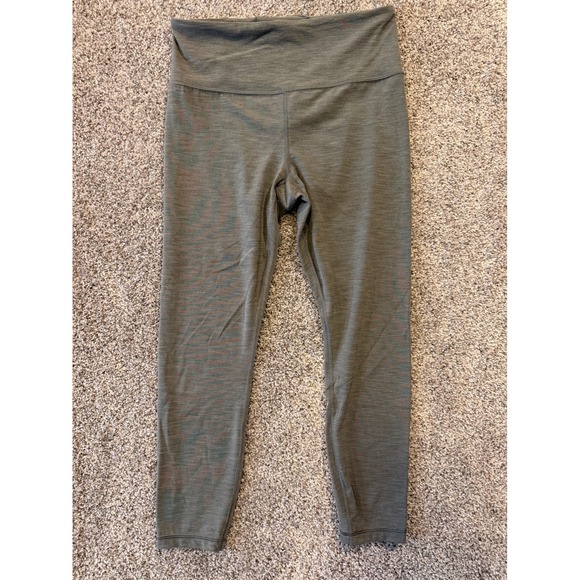 Athleta Pants - Athleta Leggings Womens Medium Green Elation 7/8 Tight Ultra High Rise Heathered